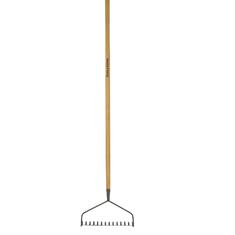 Carbon Steel Long Handled Soil Rake- Kent &amp; Stowe