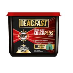 Deadfast Rat and Mouse Killer Plus 15 Block