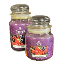 Price&#39;s Candles Mixed Berries Jar Candle