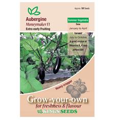 Aubergine Moneymaker F1 Seeds