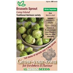 Brussel Sprout Long Island Seeds