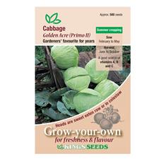 Cabbage Golden Acre (Primo II) Seeds