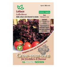 Lettuce Lollo Rossa Seeds