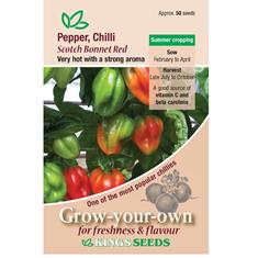 Chilli Pepper Scotch Bonnet Red Seeds