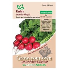 Radish Crunchy King F1 Seeds