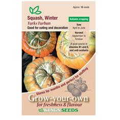 Squash, Winter Truks Turban Seeds
