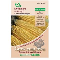 Sweetcorn Earliking F1 Seeds