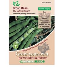 Broad Bean The Sutton (Dwarf) Seeds
