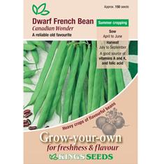 Dwarf French Bean Canadian Wonder Seeds