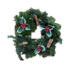 12&#39;&#39; Wreath Nordmann Fir with Cinnamon Sticks