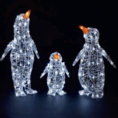 Spun Acrylic Penguins (Set of 3)