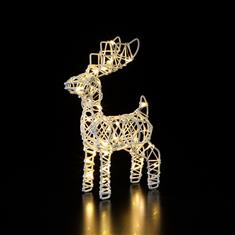 White Frame Mini Deer 27cm