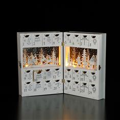 White Wooden Book Advent Calendar