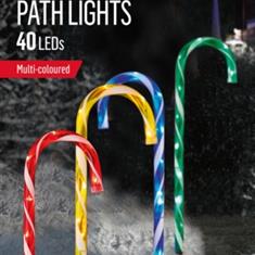Premier Candy Cane Path Light Multi