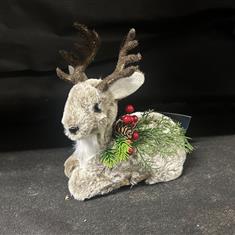 Laying Christmas Deer