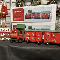 Wooden Train Advent Calendar 