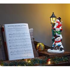 Lamp Light Snowmen