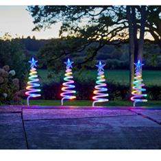 Tree Sprial Stakes - Multi Coloured