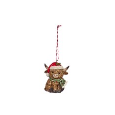 Hyland Cow Pendant