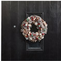 Natural Decor Frosted Wreath