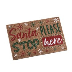 Santa Stop! Decoir Mat 40x60cm