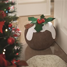 Xmas Pud Doorstop