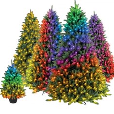 6' Spectrum Remote Control Foxtail Tree