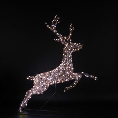 Copper Acrylic Duo Bulb Richmond Leaping Stag
