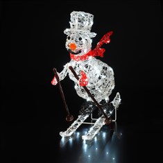 50cm Skiing Snowman