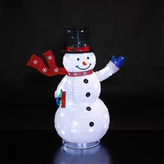 Pop-Up Fleece Snowman 1,2m