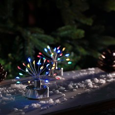Firework Teal Lights